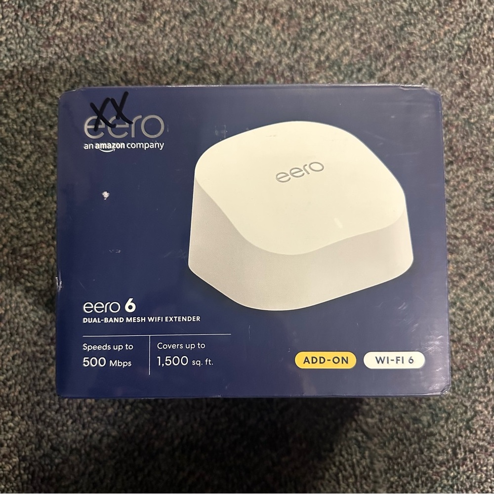 eero 6 Extender Dual-Band Mesh Wi-Fi 6 Satellite Brand New Sealed